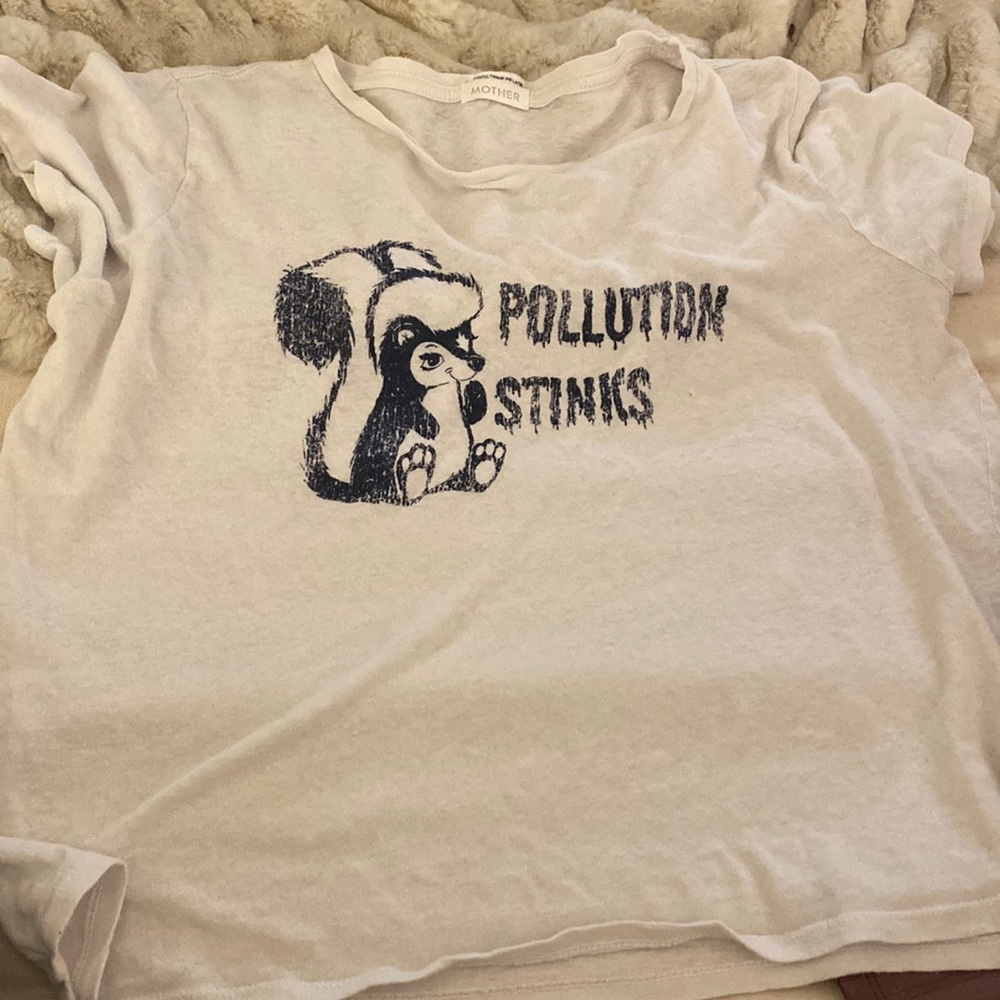 MOTHER Denim Pollution Stinks Tee